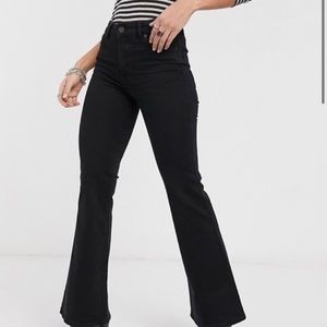 Bershka flare jeans black brand new with tags!